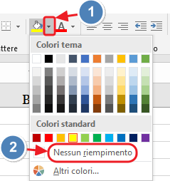 colore dello sfondo predefinito
