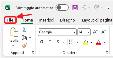 menu file