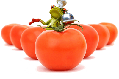rana ordina pomodori