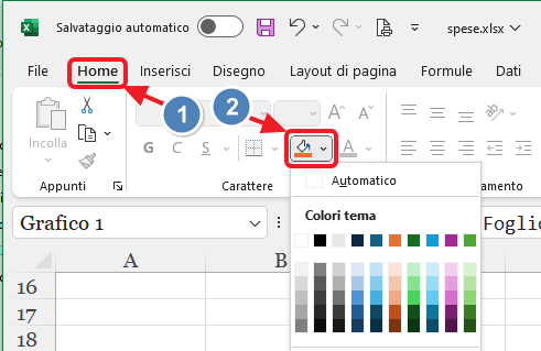 colore di riempimento