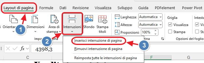interruzione di pagina