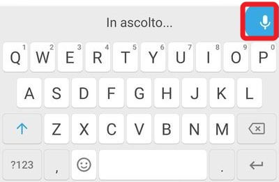 tasto disattiva microfono