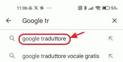 suggerimenti della ricerca