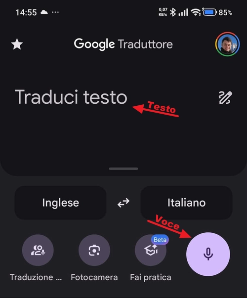 strumenti voce e da tastiera