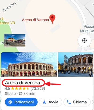 informazioni sulla attività
