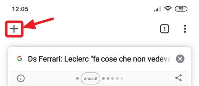 tasto aggiungi scheda