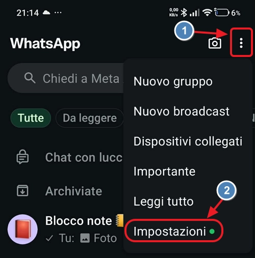 impostazioni