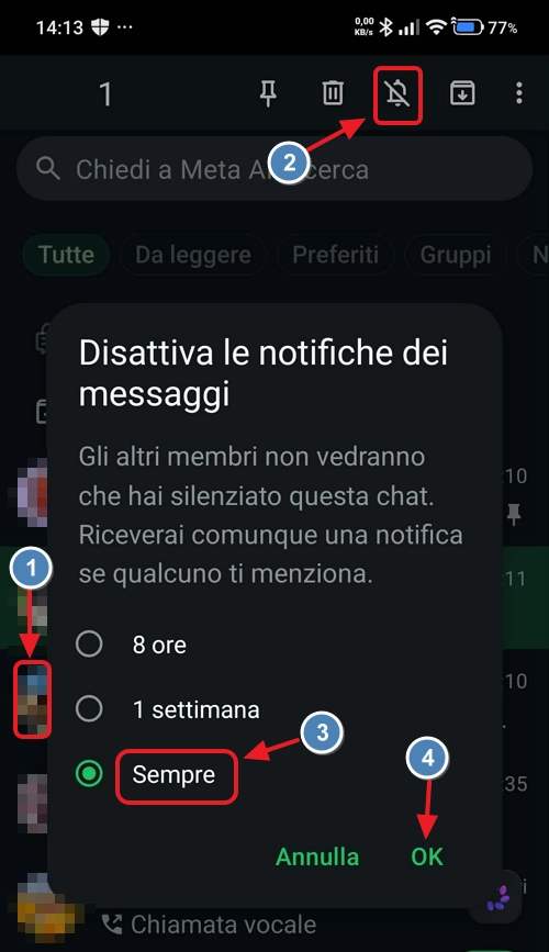 silenzia gruppo sempre