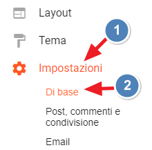 impostazioni di base
