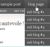 menu blog page