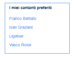gadget inserito nel blog