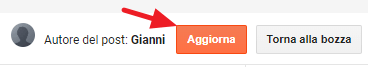 pulsante aggiorna