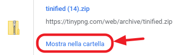 apri download da Chrome