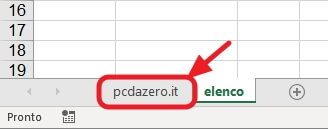attiva il foglio pcdazero.it
