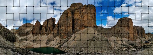 dolomiti con tessitura