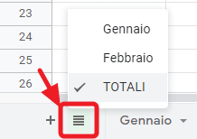 menu fogli