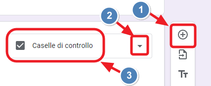caselle di controllo