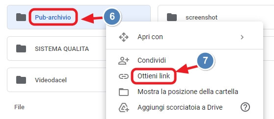 ottieni link
