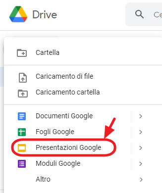 presentazioni google