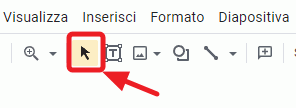 comando seleziona oggetti