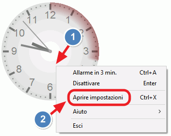 aprire le impostazioni