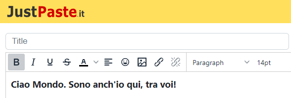 creare pagina web semplice