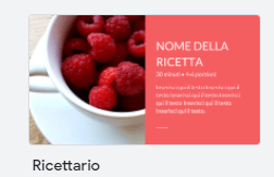 modello ricettario