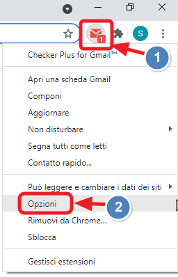 opzioni estensione