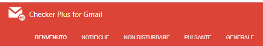 menu delle opzioni