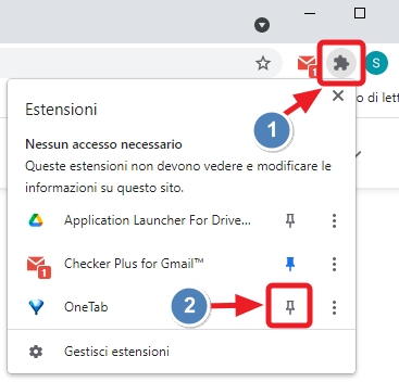 fissa iconca estensione