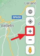 ingrandire mappa