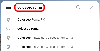 ricerca colosseo