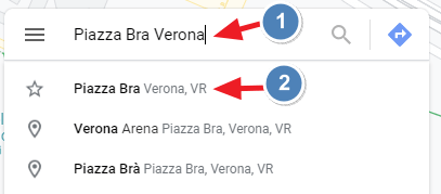 ricerca piazza bra verona