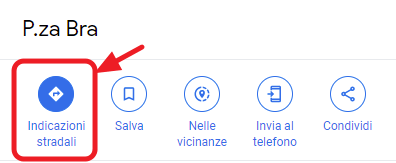 indicazioni stradali