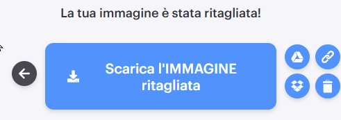 pulsante scarica immagini ritagliate