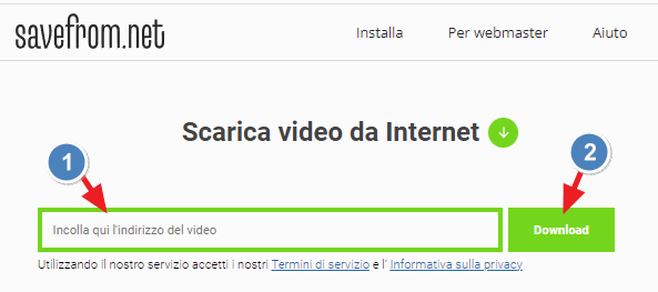 incolla link