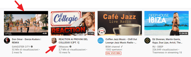 avviare il video