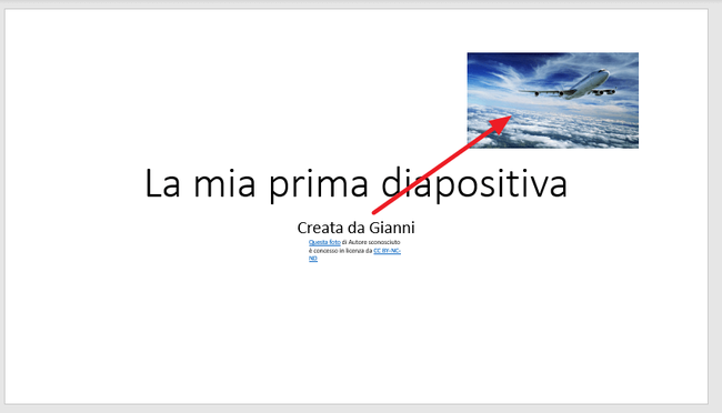 trascinare l'immagine