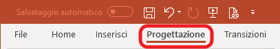 scheda progettazione