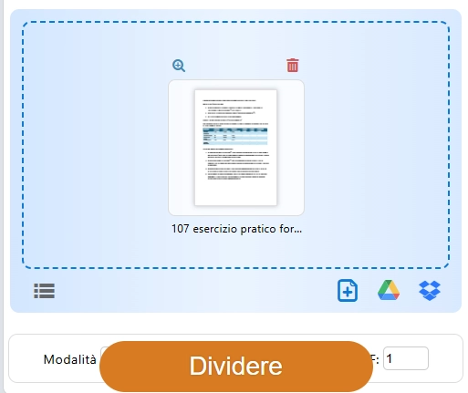 anteprima pagine PDF caricato