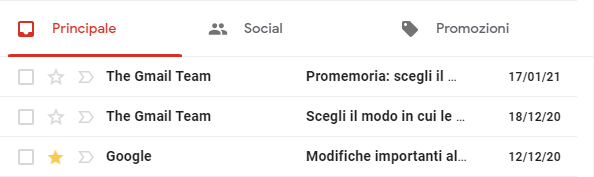 messaggi da leggere