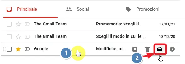 punta e segna come da leggere