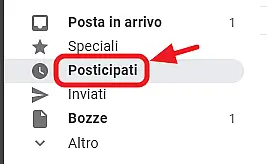 etichetta posticipati