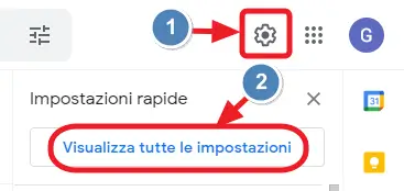 visualizza impostazioni