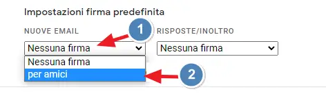 impostazione predefinita