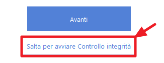CCleaner - Controllo integrità iniziale