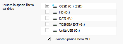 bonifica dello spazio