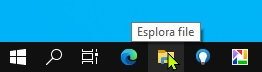 barra delle applicazioni