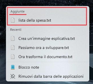 Voci aggiunte