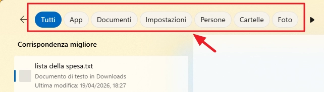Ricerca specifica